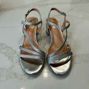 Trary Silver Strappy Sandals